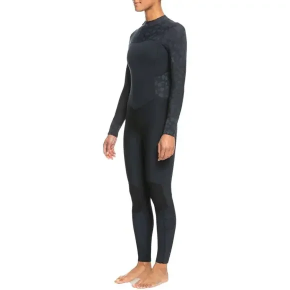 Roxy Women's Full Wetsuit 3/2mm Swell Series GBS Back Zip Surf Suit - Picture 3 of 10